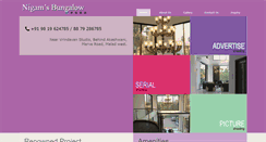 Desktop Screenshot of nigamsbungalow.com